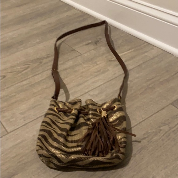 Brown zebra crossbody - Picture 2 of 3
